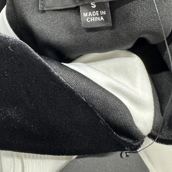 NWT Lulus Envied Glamour Black and White Pleated Backless Maxi Dress - Picture 6 of 10